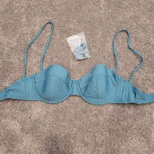 J. Crew Green Bikini Top | 34D